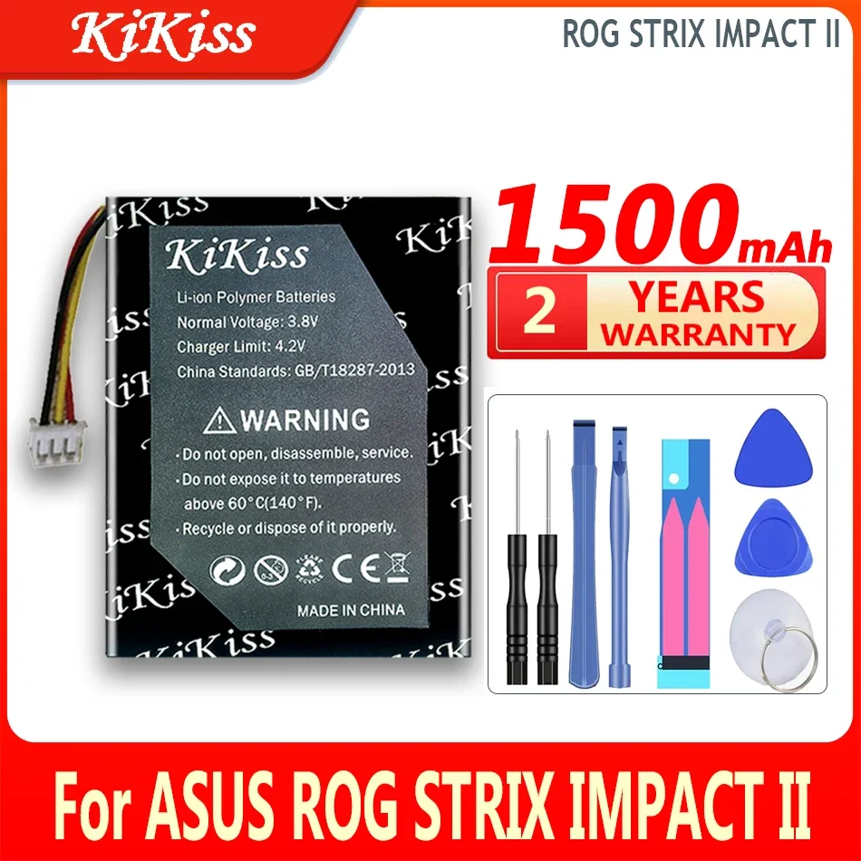 1050mAh-1500mAh KiKiss Battery For ASUS ROG STRIX IMPACT GLADIUS III PUGIO II Keris Digital Batteries