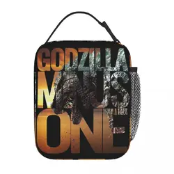 Borsa termica per il pranzo Godzillaed meno un Film contenitore per il pranzo Manga giapponese Y2K Cooler Thermal Bento Box per la scuola