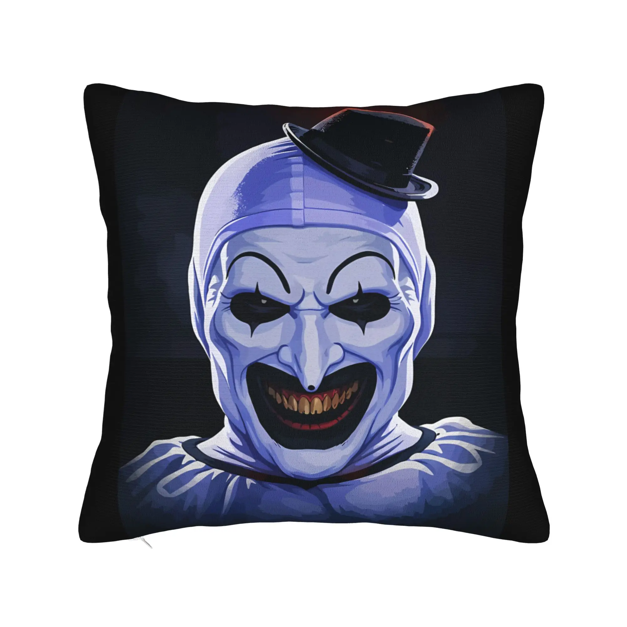 Pillow Cover Terrifier Movie  Funny Pillow Case For Sofa Bedroom Home Decor Pillowcases