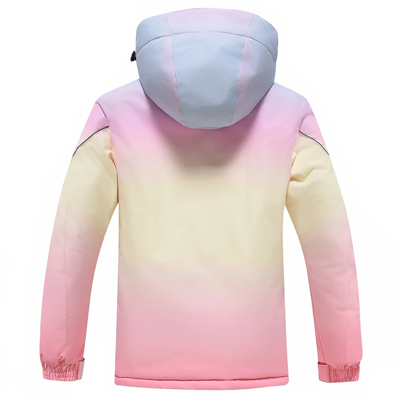 -30، أطقم بدلات الثلج للأطفال، ملابس التزلج على الجليد، أزياء رياضية خارجية، سترات وسراويل التزلج، صبي أو بناتي، شتاء