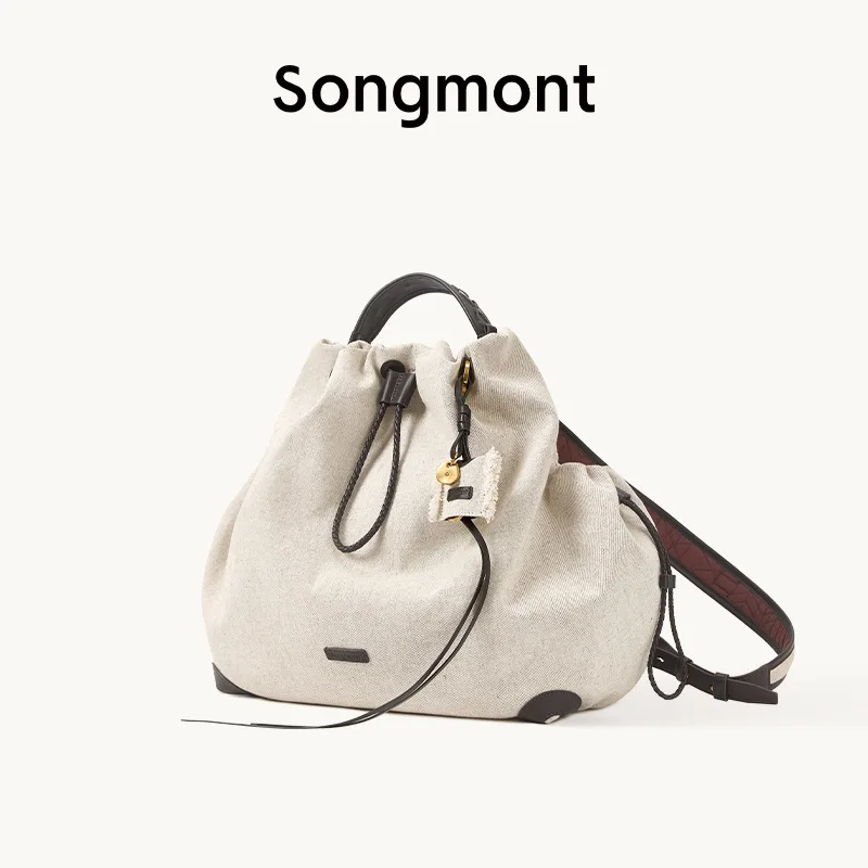 Songmont Yamashita Arimatsu Baina série sac à bandoulière femmes grande capacité sac d'ordinateur de banlieue