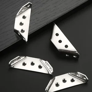 Edelstahlwinkel -Ecke, universelle Stecker für Möbel, Verbindungsstuhlgurt, Bettbezügelschrankschublade 10 Hauptverkaufs -Canto - №10