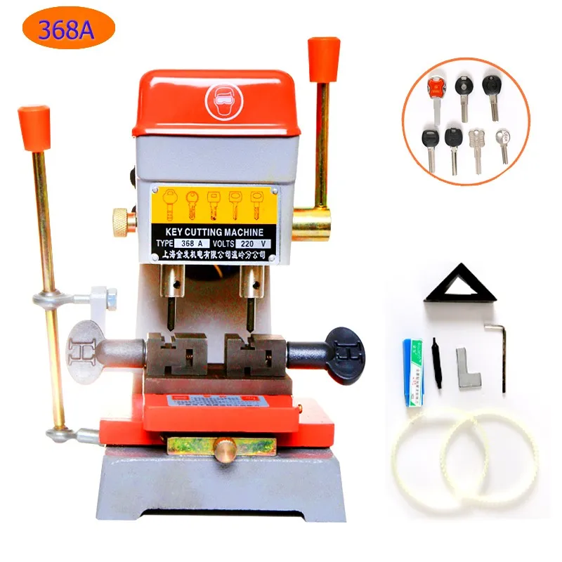 

368A Key Cutter Drill Machine 200W Multifunction Key Reproduce Machine 220v 50hz Locksmith Supplies Key Making Cutting Machine