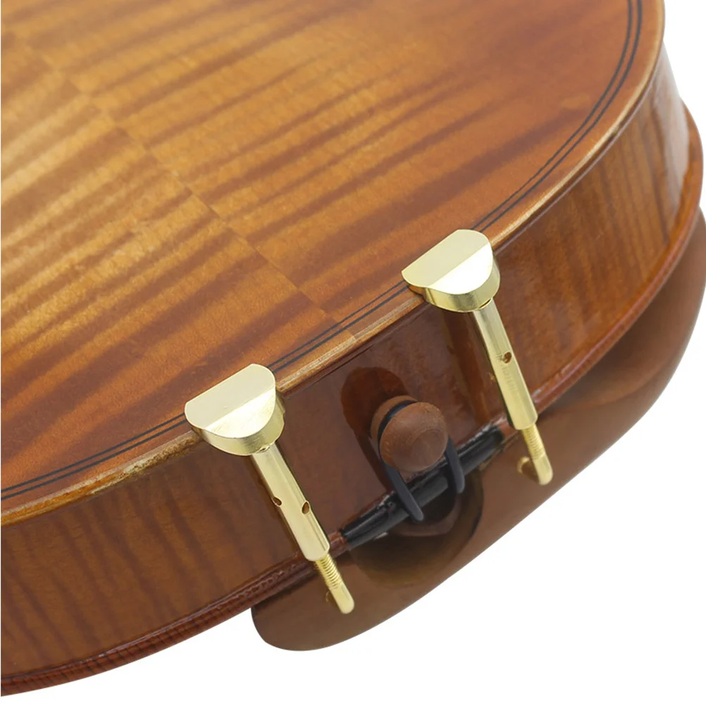 

2Pcs Polished Guitar Screw Posts Durable Fine Texture Easy Carry Install Violin Chinrest Clamp Tool Violin Chin Rest Screws
