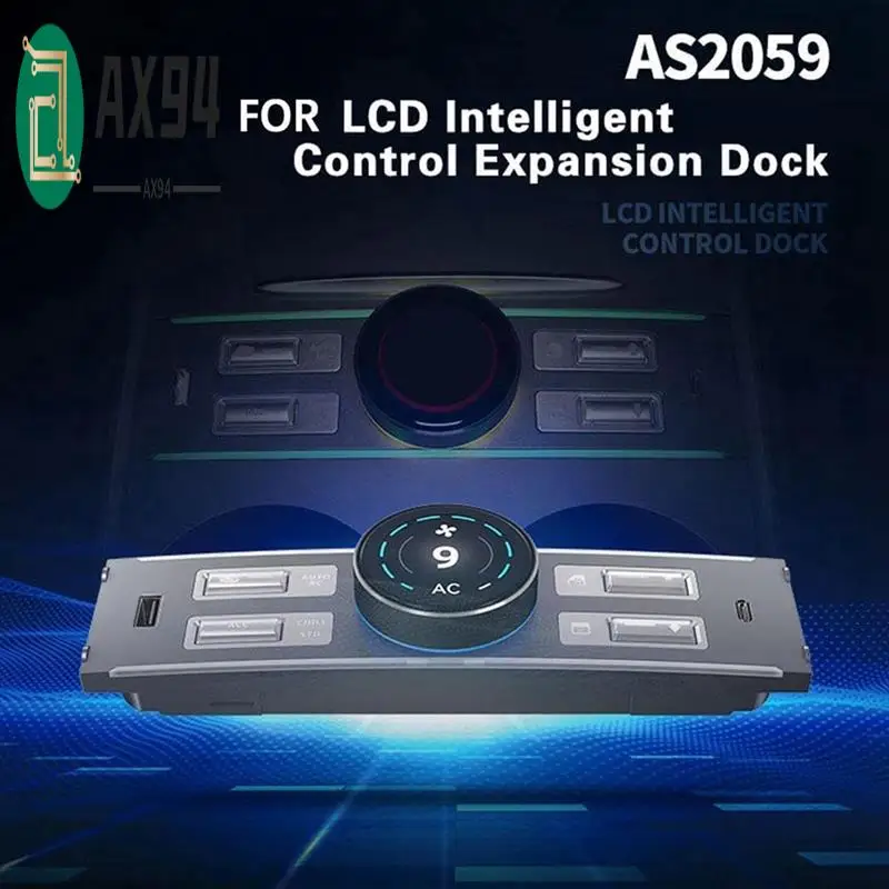 

AX94-Car LCD Knob Docking Station For Tesla Model 3&Y Car With Buttons Functions