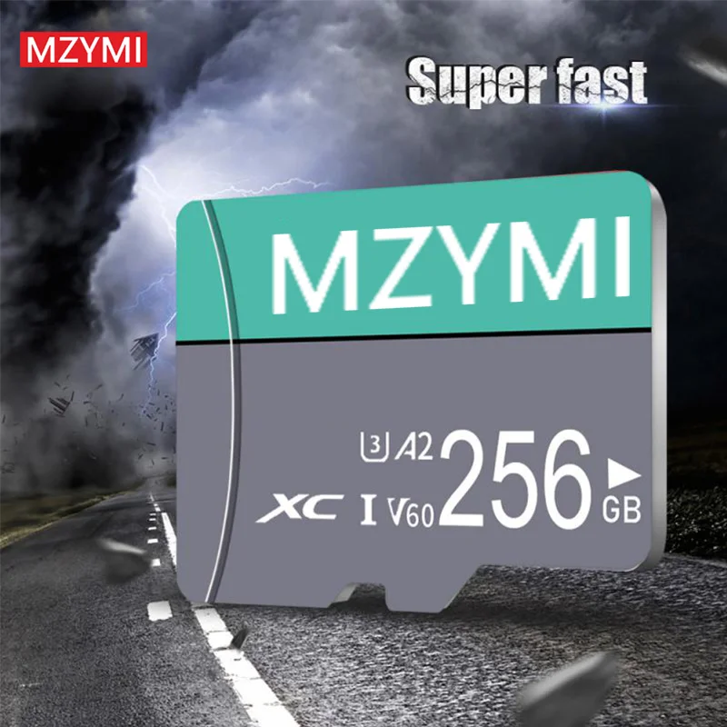 

MZYMI 128GB 256GB Multifunctional Flash Memory Card 2TB 1TB Micro TF Cards A2 V60 U3 High Speed With Adapter For Smartphone PC