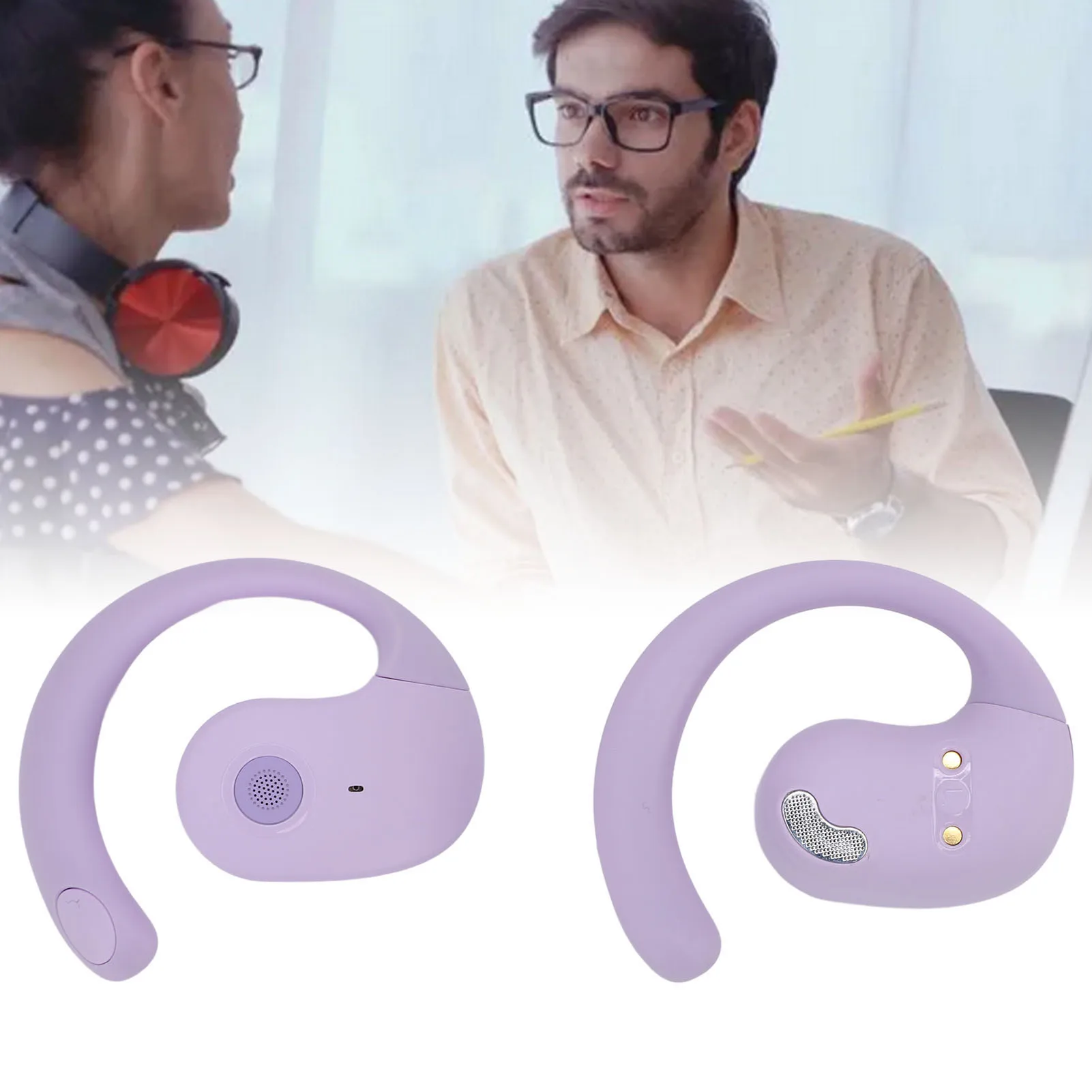 Bluetooth Translator Earbuds Language Translator Earbuds Bluetooth Wireless Earbuds Translation Device for Music Calls