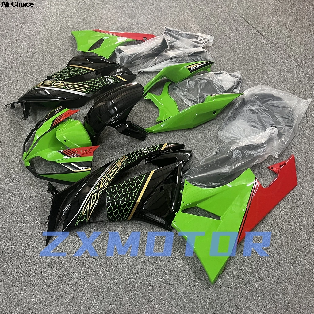 Pełny zestaw owiewek do Kawasaki ZX6R 636 2009 2010 2011 2012 Dostosowane akcesoria motocyklowe Zestaw części owiewek ZX 6R 09-12