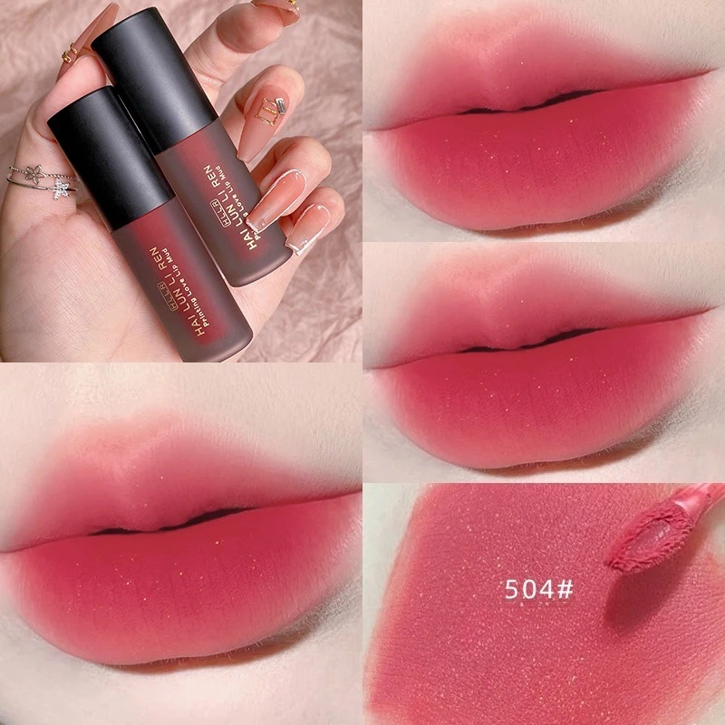 Tinta Labbra Vellutata Rossetto Liquido Cremoso Resistente al Trasferimento Lunga Durata Finitura Opaca Morbida Formula Non Secca per Labbra Sensibili