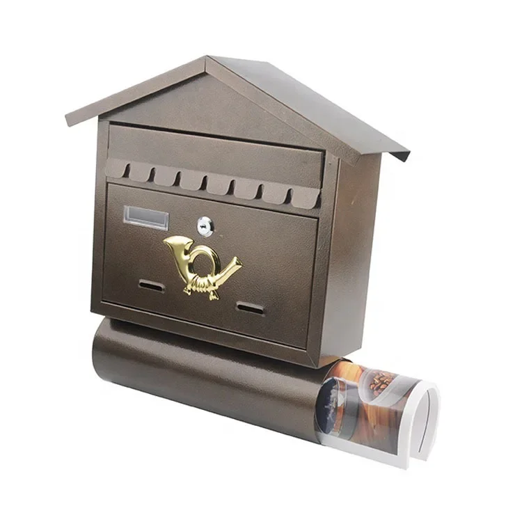 Storage of mail, keys, rent, checks, and mailbox in steel mailbox through door lock delivery box