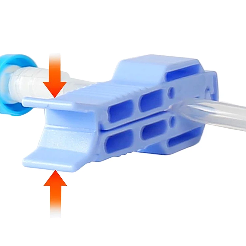 Clips de Control de flujo peritoneal, Clips peritoneales, Clip de sujeción de tubo, accesorios de diálisis peritoneal, bolsa de drenaje de cinturón, Clip de tubo