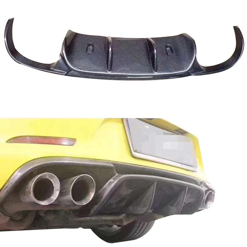 

V Style carbon fiber rear diffuser For Porsche 911 991.1 Carrera Carbon Fiber Rear Bumper Diffuser Lip