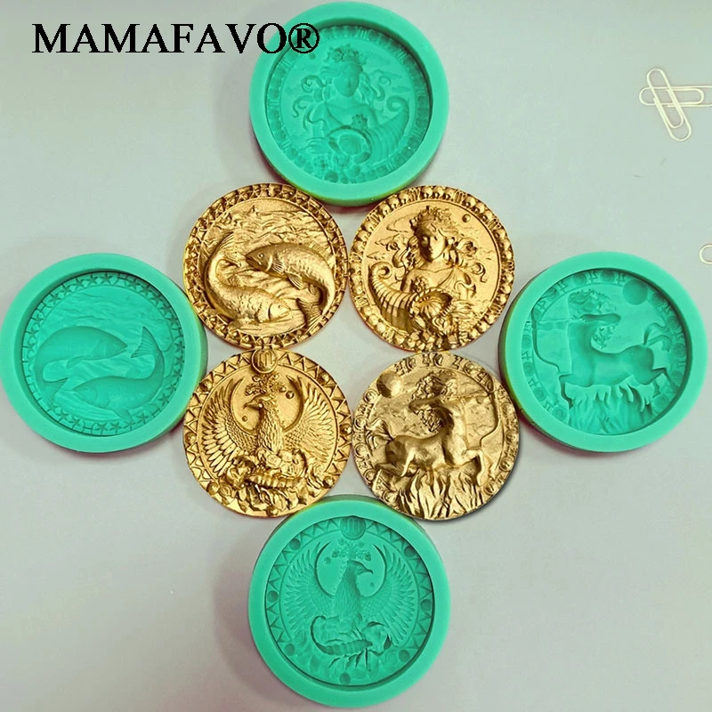 12 Constellations Creative Style Baking Mold Chocolate Sugarcane Gypsum Epoxy Resin Drip Glue Hand Diy Silicone Mould F086