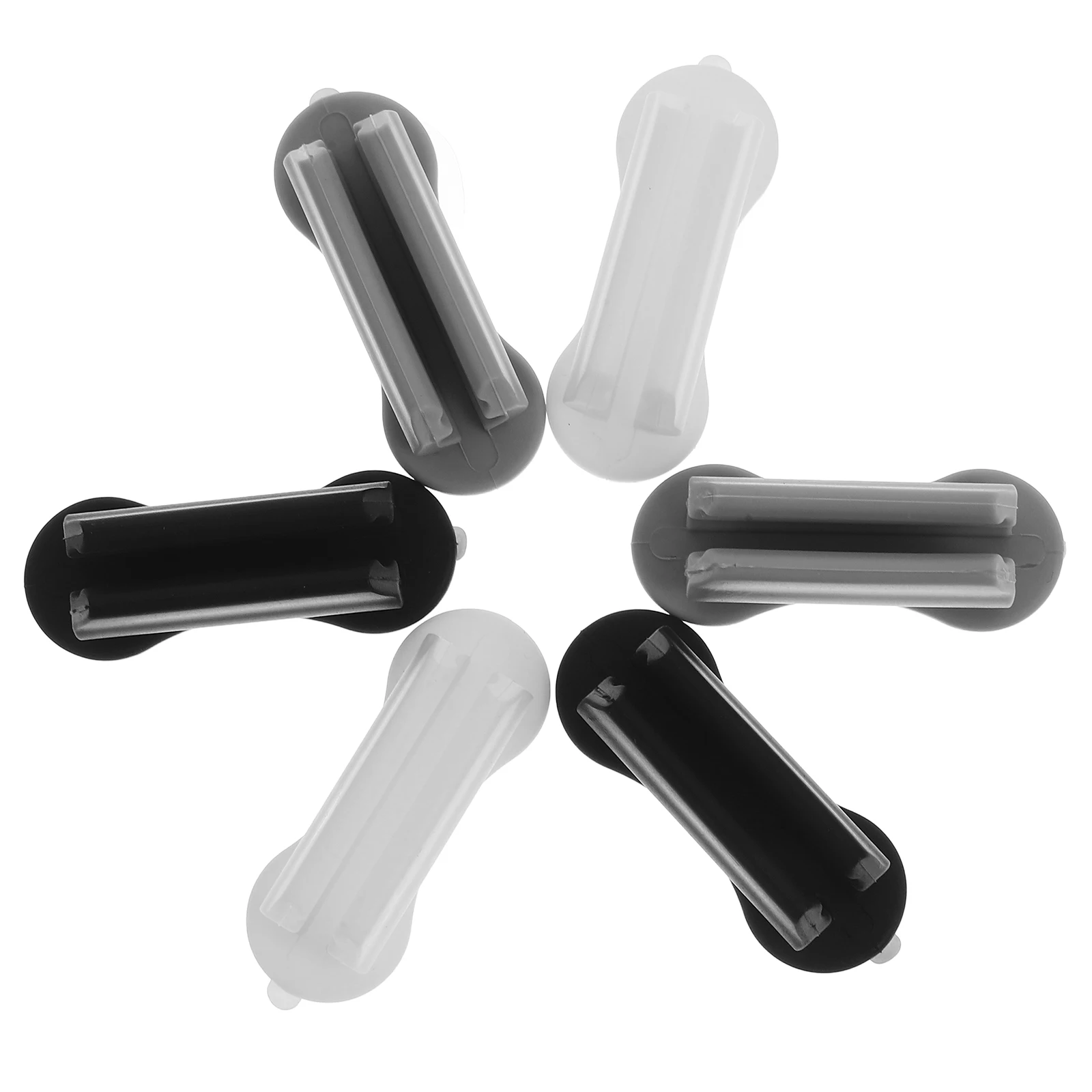 

6pcs Self Adhesive Pen Holder Desk Wall Mounted Silicone Pencil Organizer Nonslip Dual Slot Strong Adhesive Versatile Kids Desk