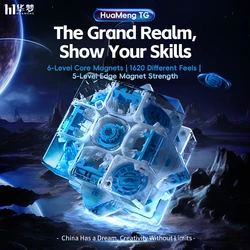 [ECube] MoYu HuaMeng TG 2024 Multi Adjustment World Record Design 3x3x3 Core Magnetic Cube Professional Speed Cube Cubing Toys