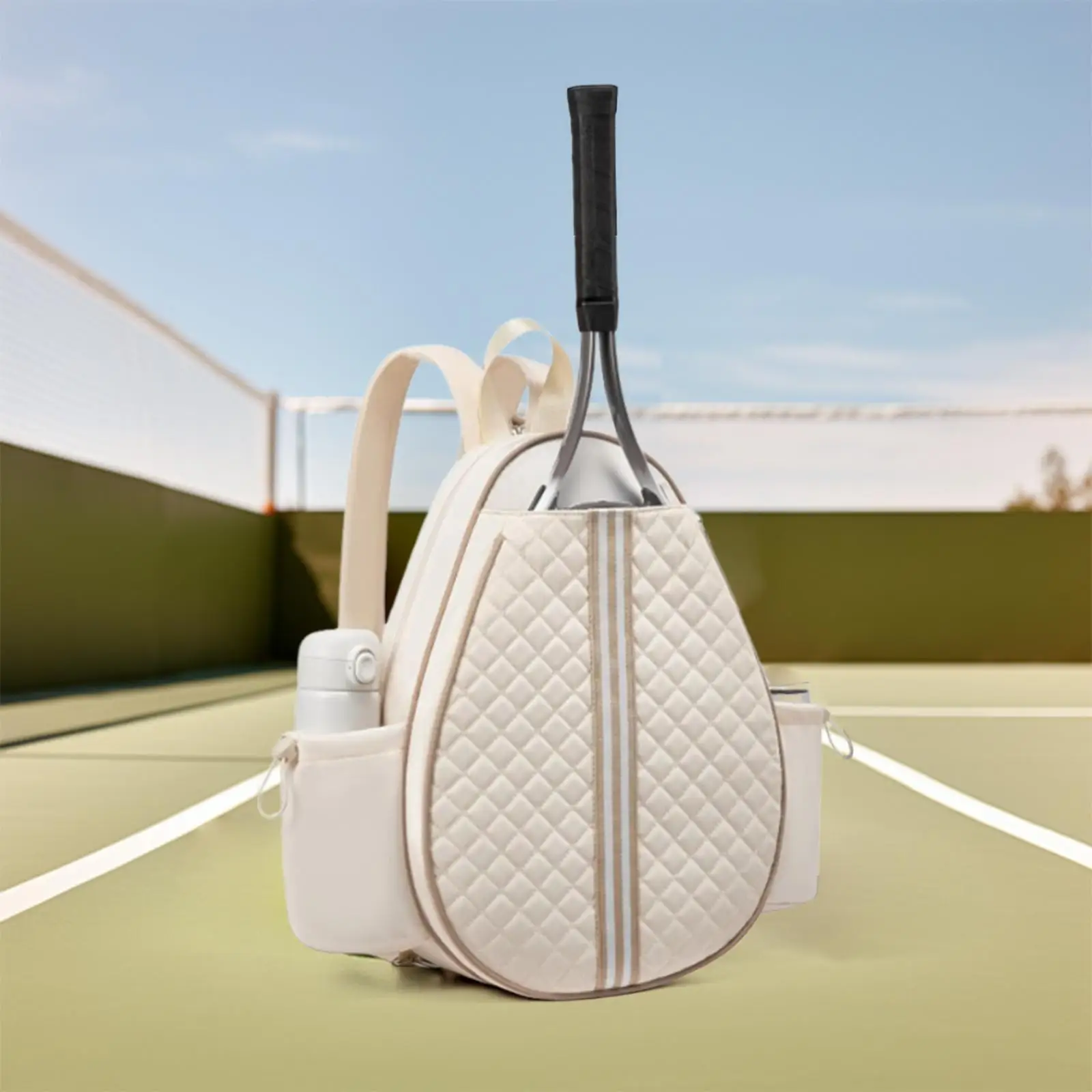 Tennis Bag Professional Multipurpose Zipper Closure Badminton Racquet Bag