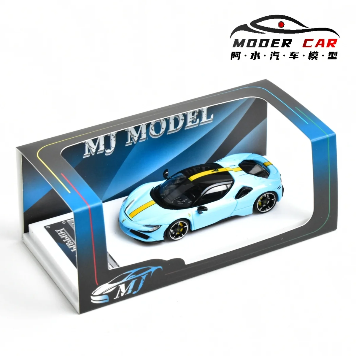 MJ 1:64 Giftable SF90 Hard top Compact Diecast Model Car
