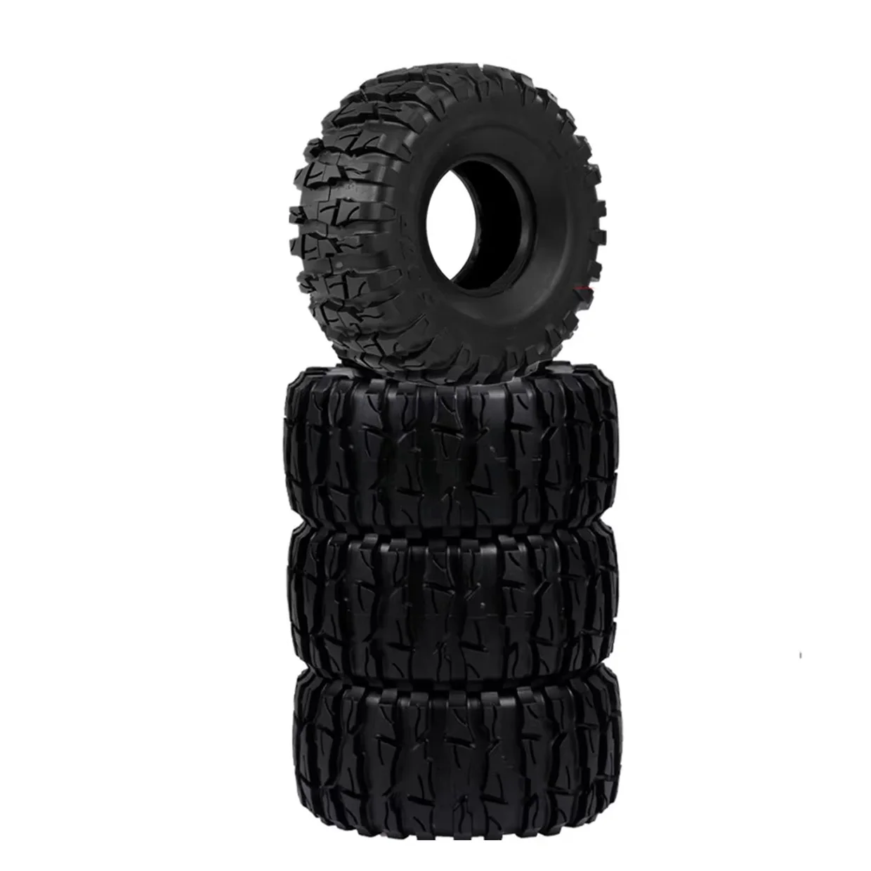 RCXAZ 4 PCS 115-133mm 2.2 "Pneus de roda de borracha para 1:10 RC Crawler Car Traxxas TRX4 TRX6 Axial SCX10 90046