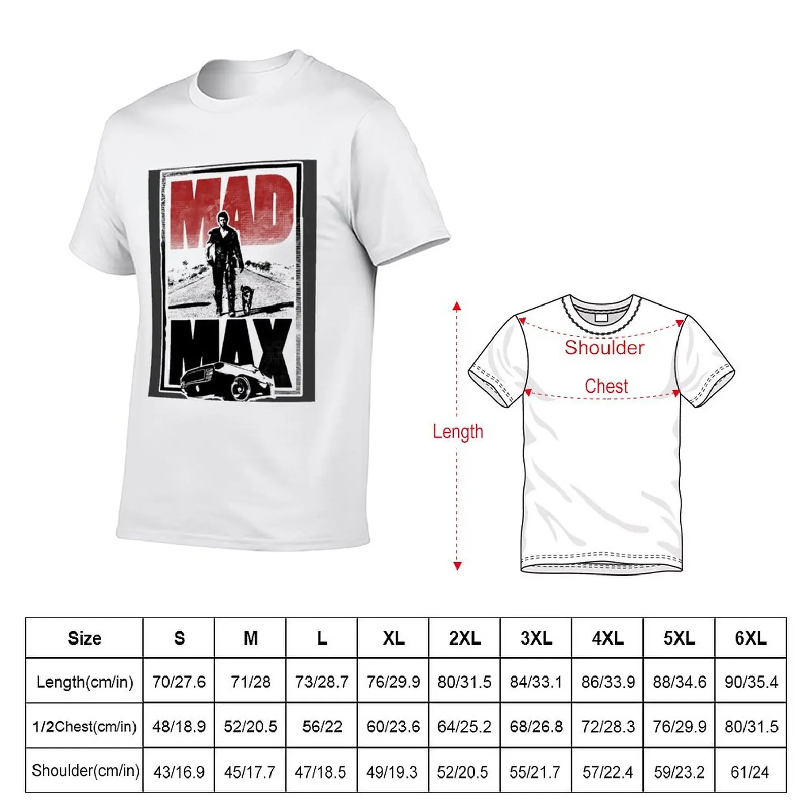 New Mad Max Graphic T-Shirt plus size tops new edition t shirt aesthetic clothes mens workout shirts