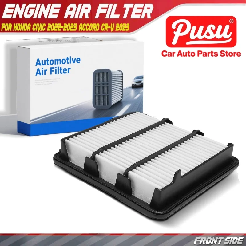 

PUSU Front Engine Air Filter for Honda Civic 2022 2023 Accord CR-V Acura L4 1.5L 17220-64A-A00,1722064AA00 PA99892