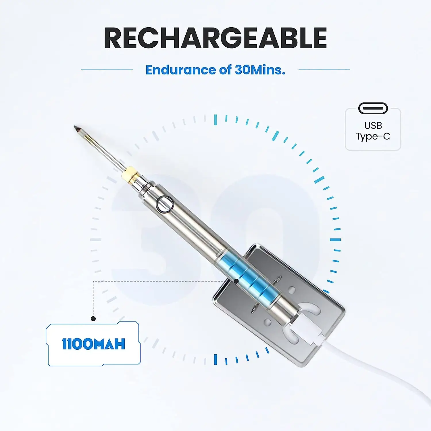 Ricarica Wireless saldatore elettrico saldatore USB 5V ricarica batteria al litio strumenti di saldatura riparazione portatile