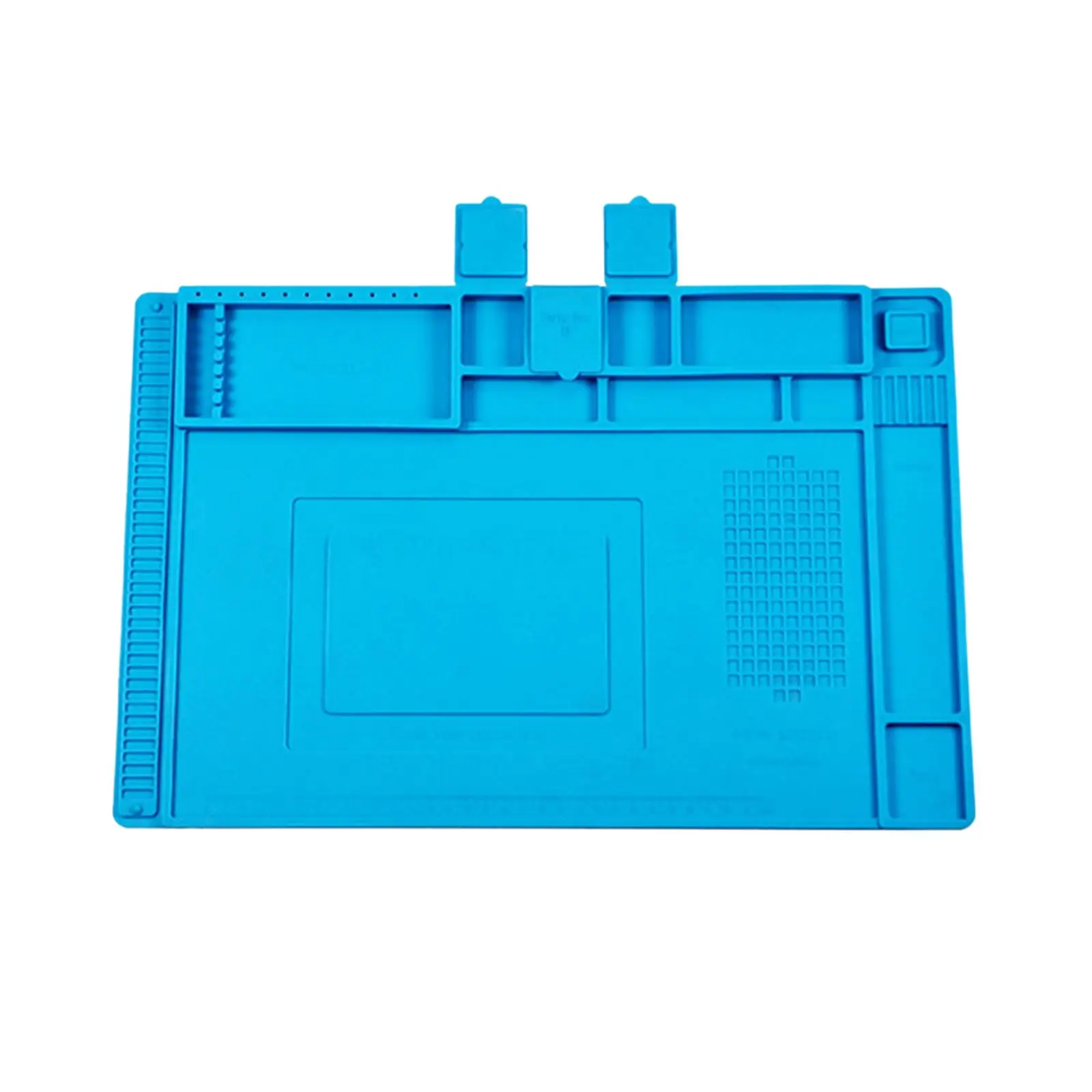 Large Soldering Mat Premium with Scale Ruler and Screw Position Repair Pad Silicone Repair Mat for Soldering Iron Watch Repair