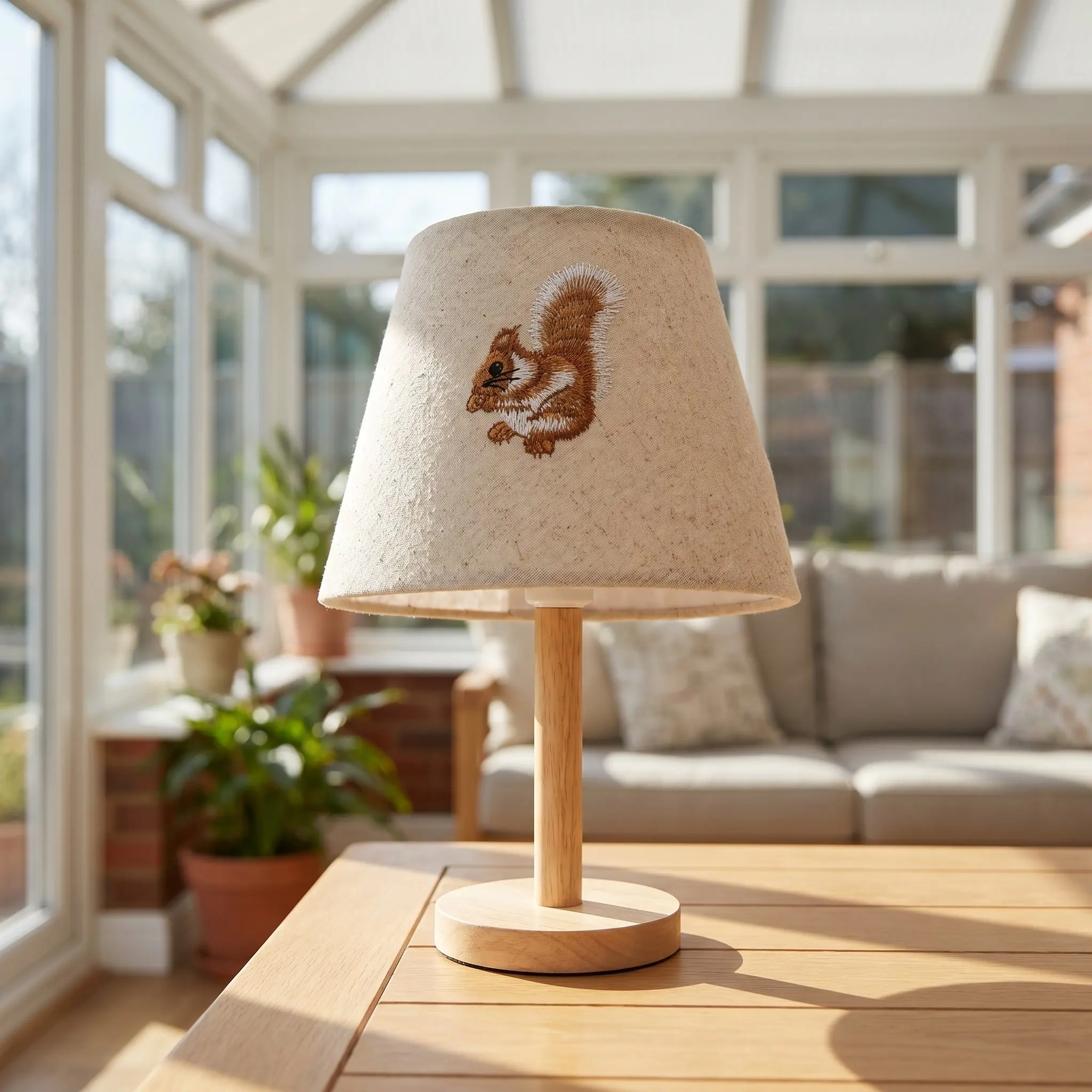 Bohemian Style Linen Lamp Shade with Hand Embroidery for E14 E27 Bases Table Desk Pendant Lamp Natural Fabric Decor