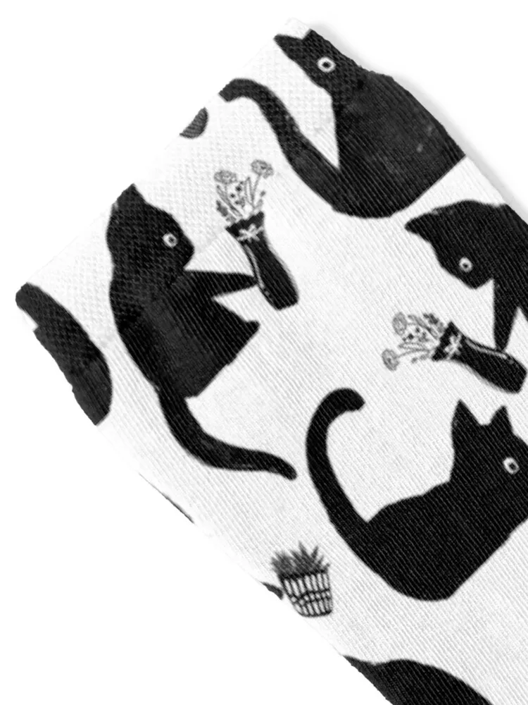 Bad Cats Knocking Stuff Over Socks Run winter thermal Wholesale valentine gift ideas Men's Socks Luxury Women's