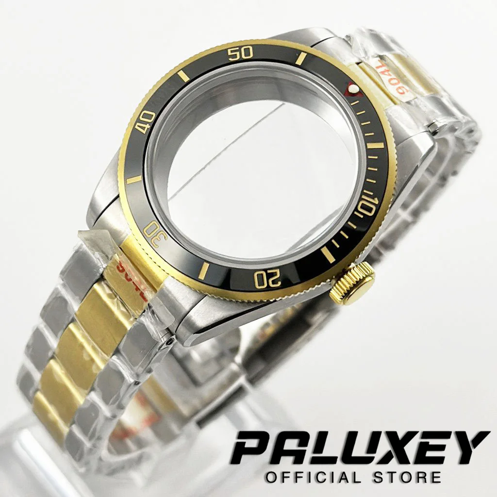 

Корпус для часов 39 мм BB58, стерильное золотое водонепроницаемое купольное сапфировое стекло, подходит для механизмов NH34, NH35, NH36, NH38, ETA 2824, PT5000.