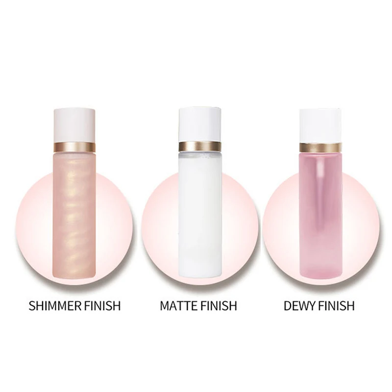 Private Label 100ml Setting Spray Custom Logo 3color Oil-control Long-lasting Sweat-proof Hydrating Glitter Pearlescent Makeup