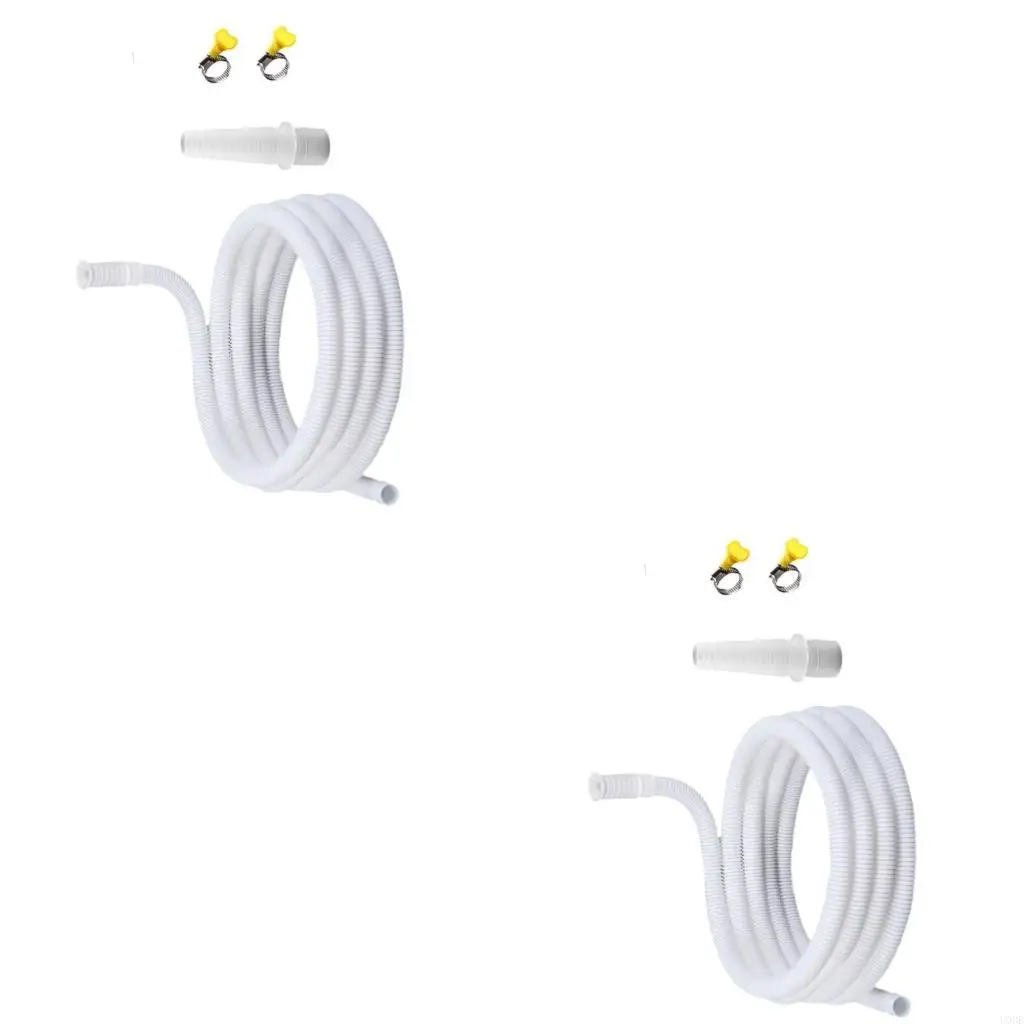 

Air Conditioner Drain Hose Portable Drain Hose Replacement with Clamp Dehumidifier Replacement Hose Maintenance