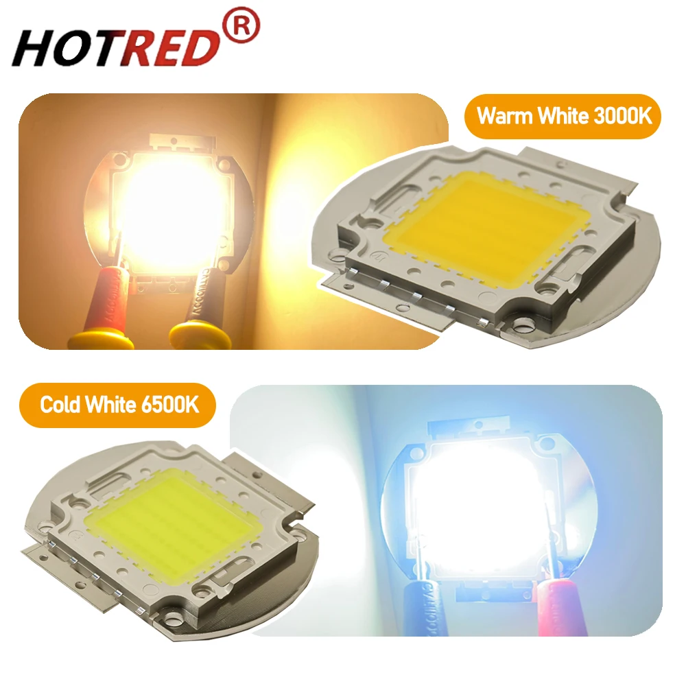 High Power Led Light Chip Bead Bridgelux 45mil COB 50W Integrated Cold Warm Neutral White Chips Copper Base For Floodlight Lamp