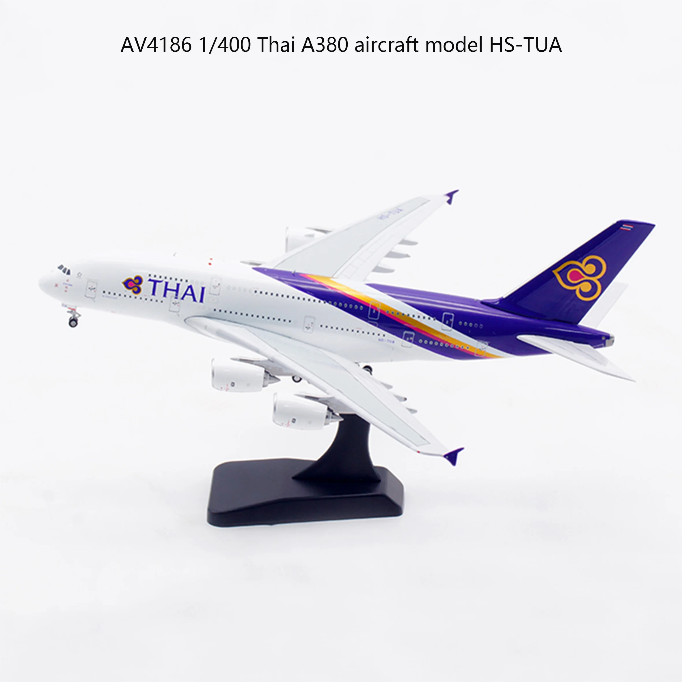 Av4186 1/400 Тайская модель самолета A380 Модель из сплава HS-TUA готовая продукция