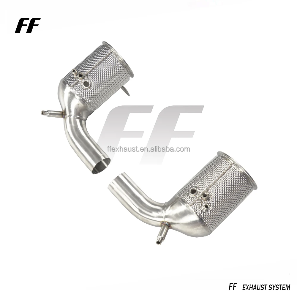 Performance Exhaust Downpipes for Porsche 911 992 Carrera/Targa 3.0T With OPF Exhaust Downpipe Straight Pipe