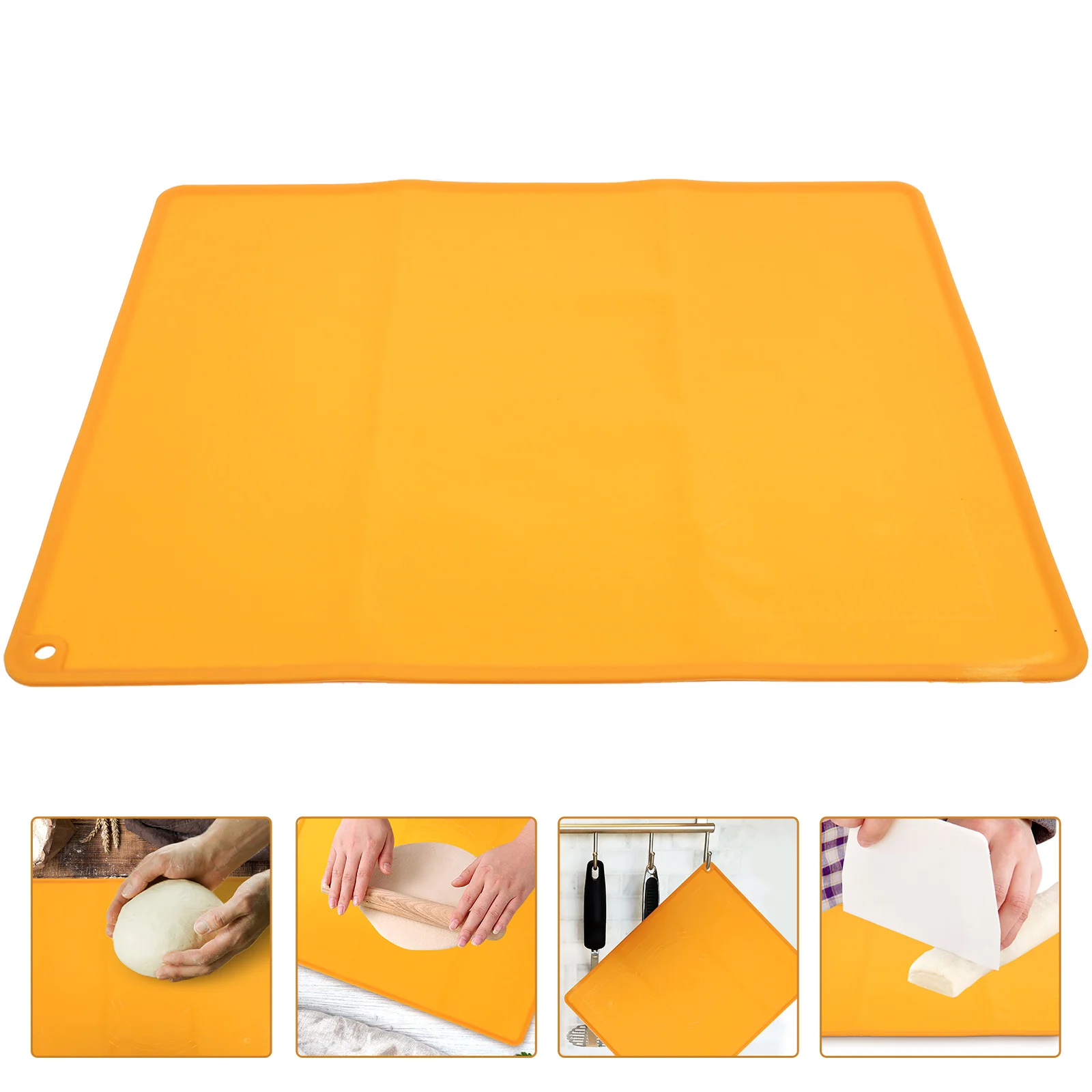 

with Silicone Kneading Mat Dough Pastry Rolling Board Pad Drying for Kitchen Counter