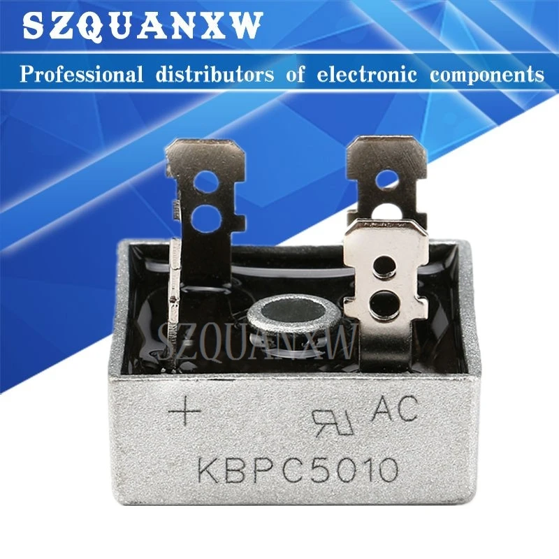 2PCS KBPC5010 1000V 50A Diode Bridge bridge rectifier new and original IC