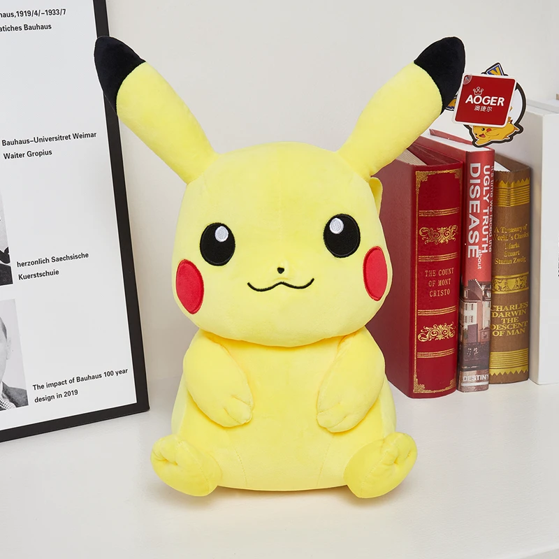 Big Size Pokemon Pikachu Knuffels Kussen Cartoon Pikachu Anime Elf Pluche Pop Soft Gevulde Kawaii Kinderpop Kerstcadeau Voor Kind