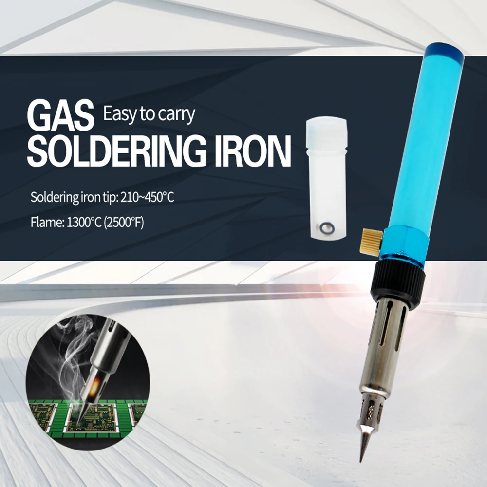 High quality gas torch soldering Cordless Refillable Butane Gas Soldering Iron Pen shape gas gun tool HT-B01