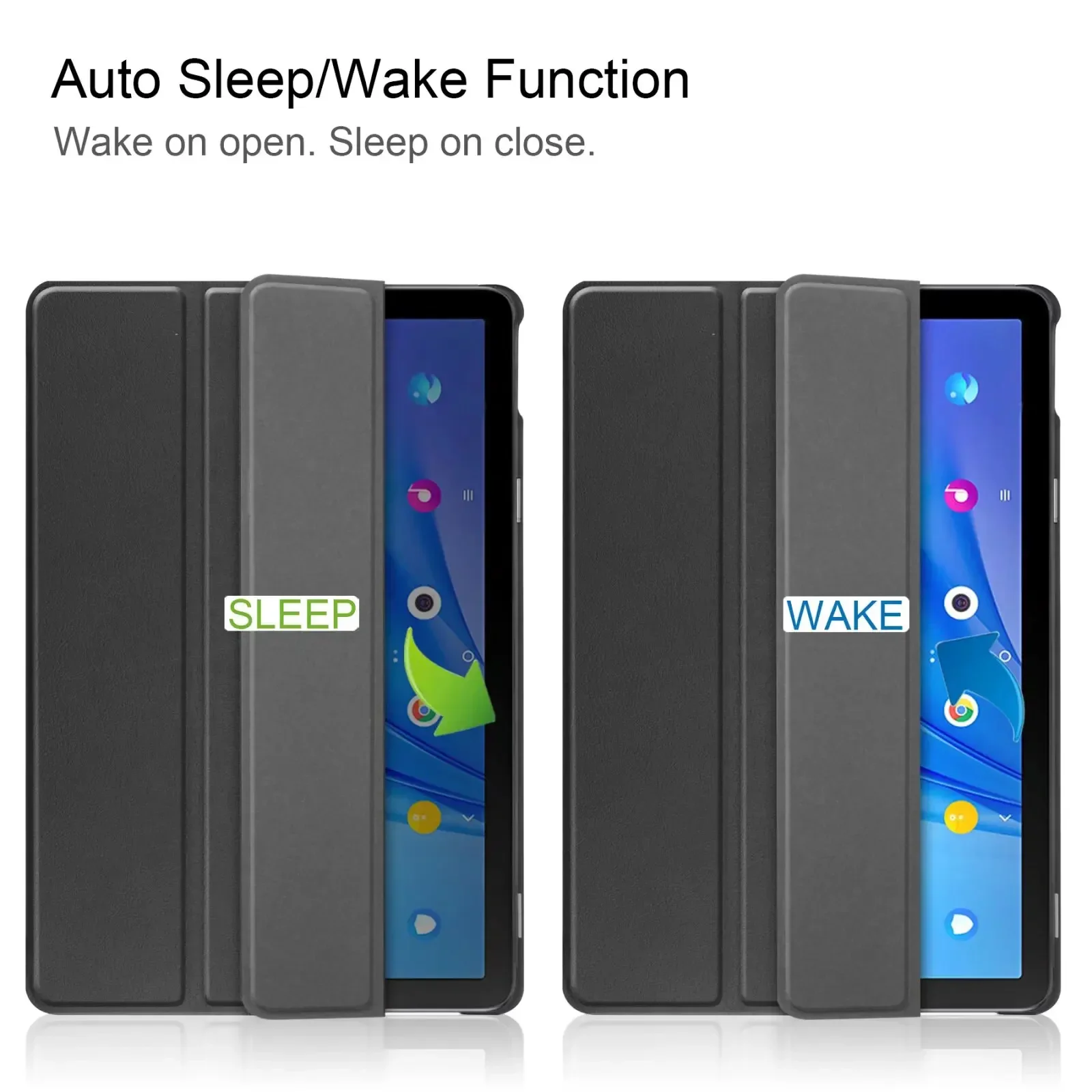 For Funda TCL Nxtpaper Tab 11 Smart Tablet Case 9466X 9166G Tri-Folded Stand Magnetic Cover with Hard Back Shell