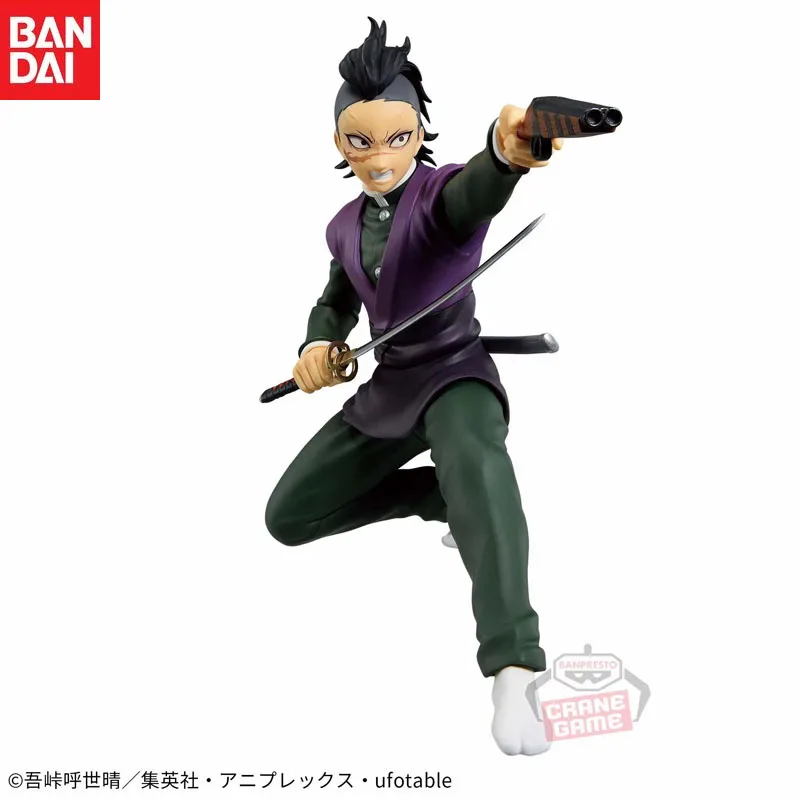 

In Stock Bandai Original Banpresto Anime Demon Slayer VIBRATION STARS Shinazugawa Genya Action Figure Model Children's Gifts