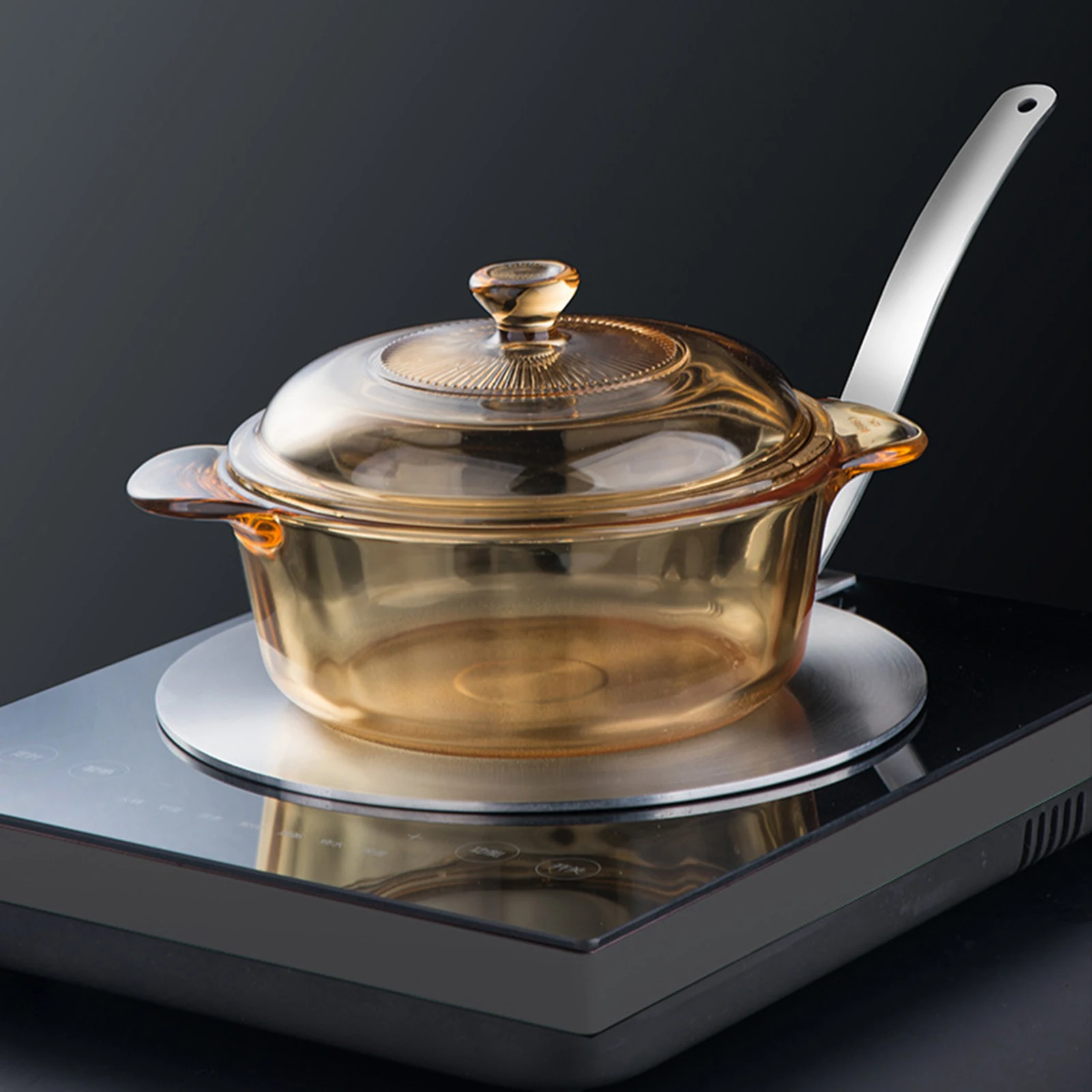 Piring Cooktop Adaptor Konverter Panas Diffuser Pelat Induksi untuk Kompor Gas Listrik Dapur Kompor Aksesori