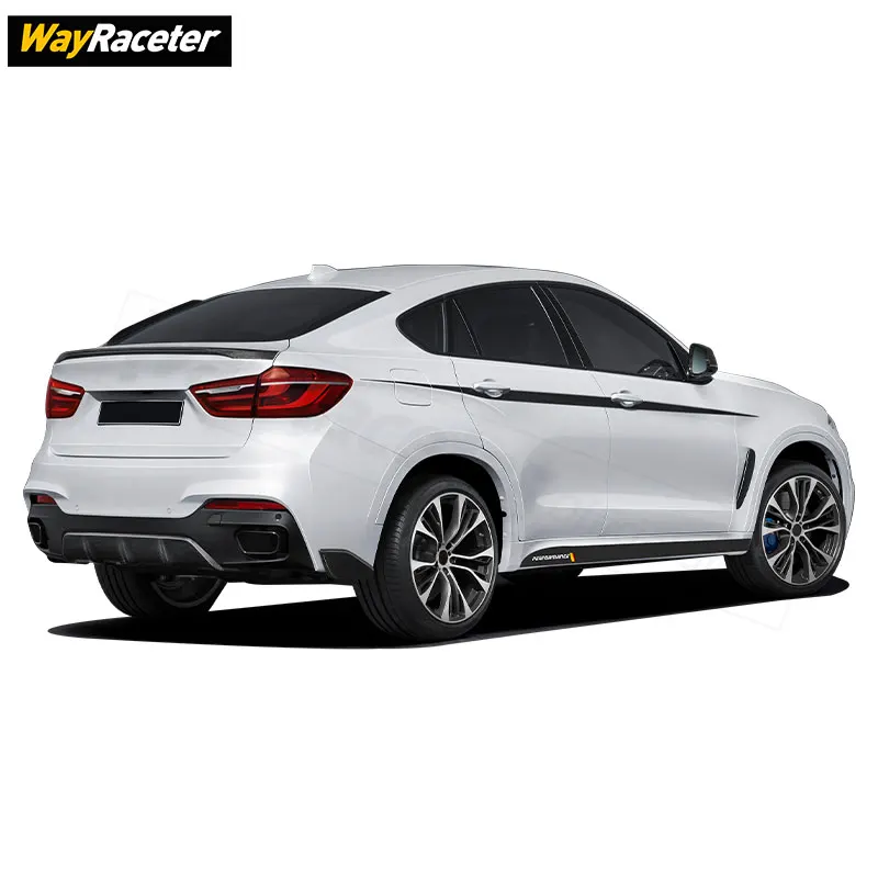 ملصق أداء لسيارة BMW X6 F16 F86 M Sport 2015-2019 مع أشرطة جانبية لباب السيارة