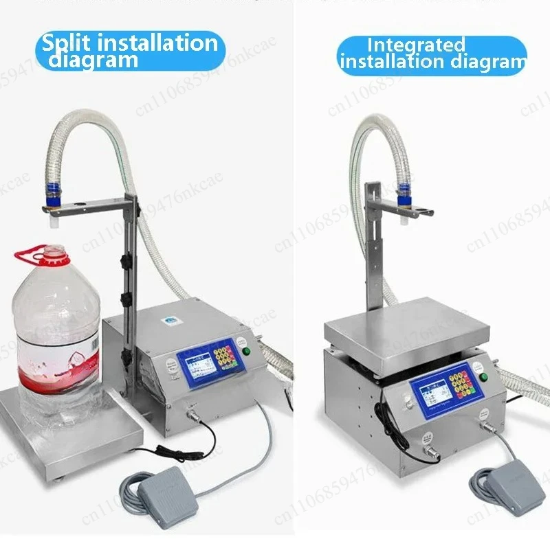 CSY-L36 Edible Oil Detergent Filling Machine 220V/110V  Large Flow Weighing Type Fully Automatic Quantitative Washing Liquid