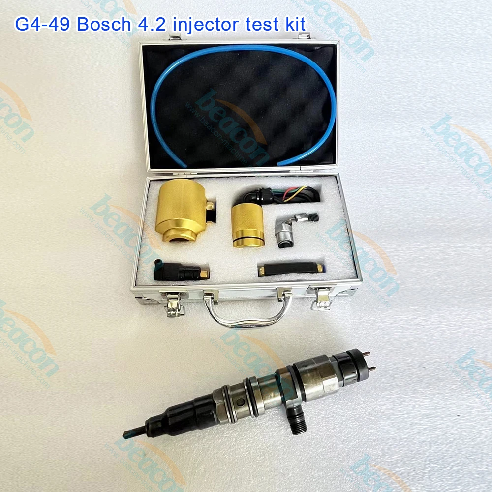 

G4-49 Bosch 4.2 MP4 Injector Test Kit With Four Pin Cable Oil Return Collector