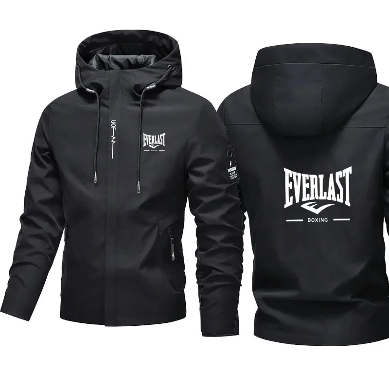 

2026Men's Outdoor Casual Jacket Featuring a Brim Long Sleeves and Zipper Design with Windproof and Waterproof Properties Jackets