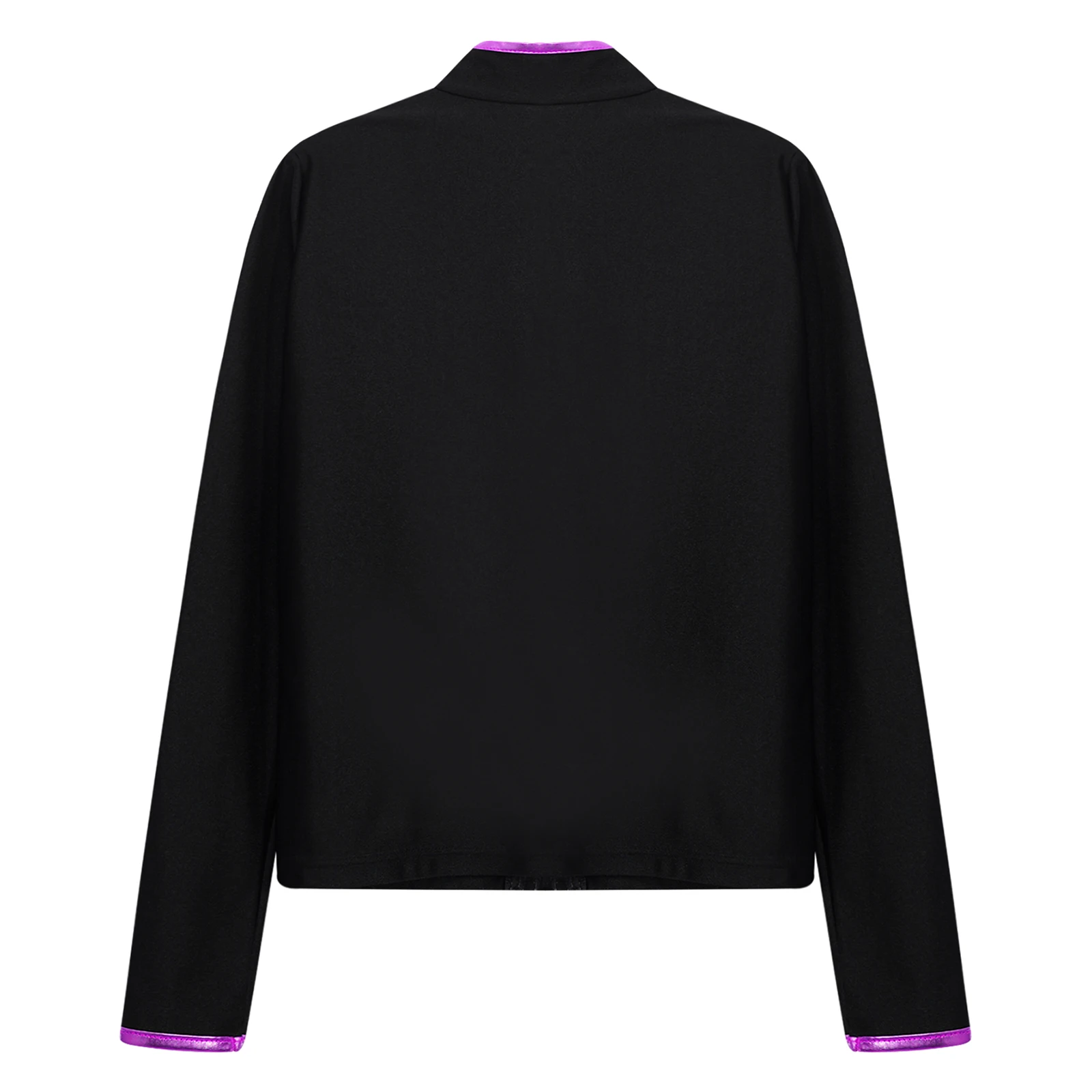 

Girls Gym Sweatshirt Thermal Training Jacket Jogging Coat for Sports Figure Skating Gymnastics Tops Sportswear Workout Jackets