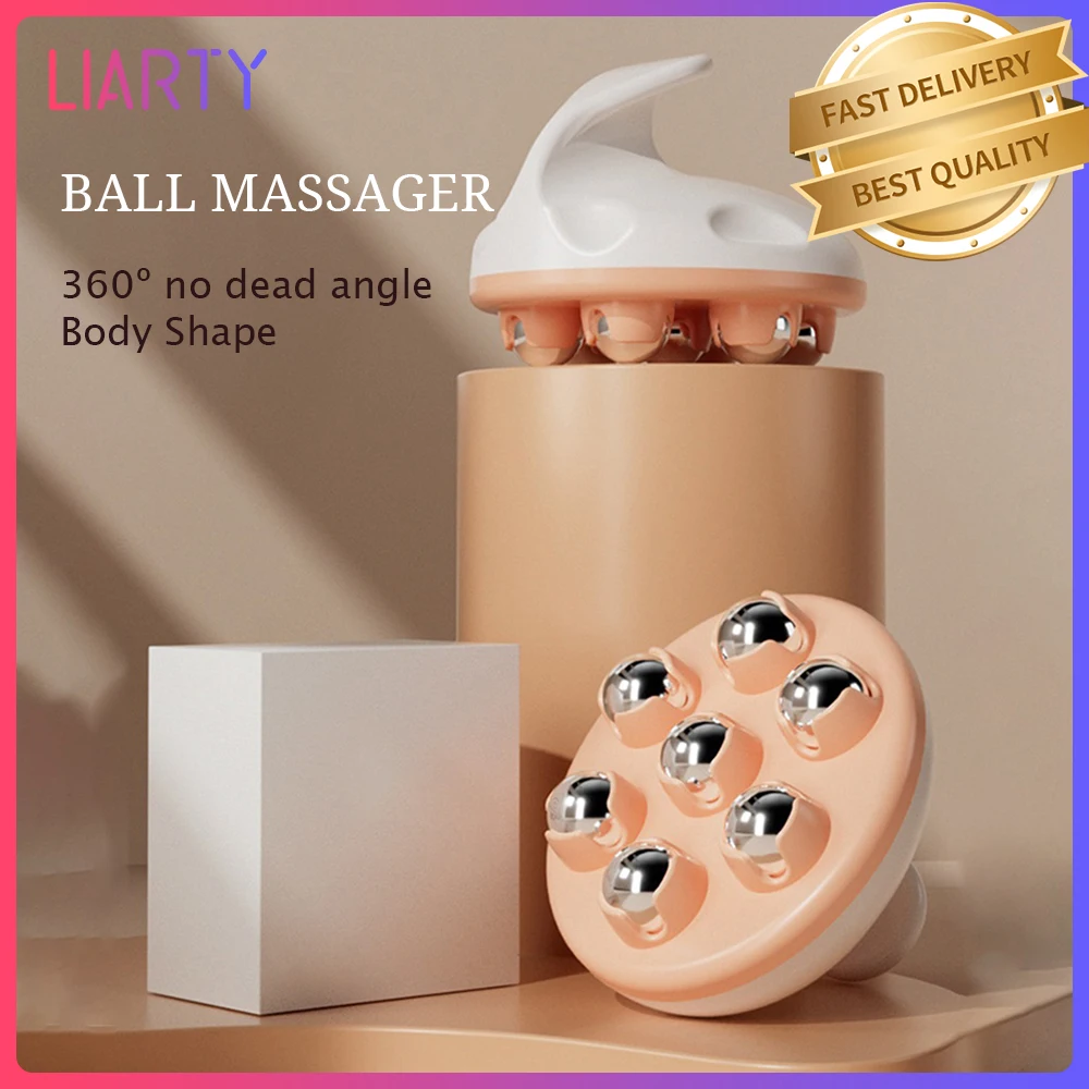 7 Ball Boay Roller Massager Body Shaping Massager Skin Tightening Wrinkle Removal 360 Degree Rotate Skin Massage Relaxation Tool