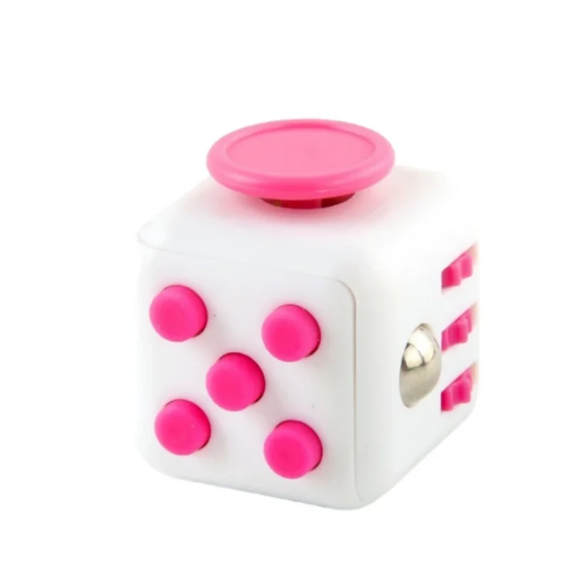 Solid Color Fidget Decompression Dice for Release Stress Autism Anxiety Relieve Adult Kids Stress Relief Anti-Stress Fingertip