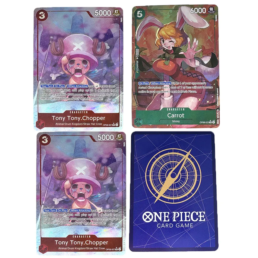 One Piece OPCG TCG Character Proxy Cards Tony Tony.Chopper Carrot Portgas.D.Ace Charlotte Pudding Linlin Black Maria Jack Bonney
