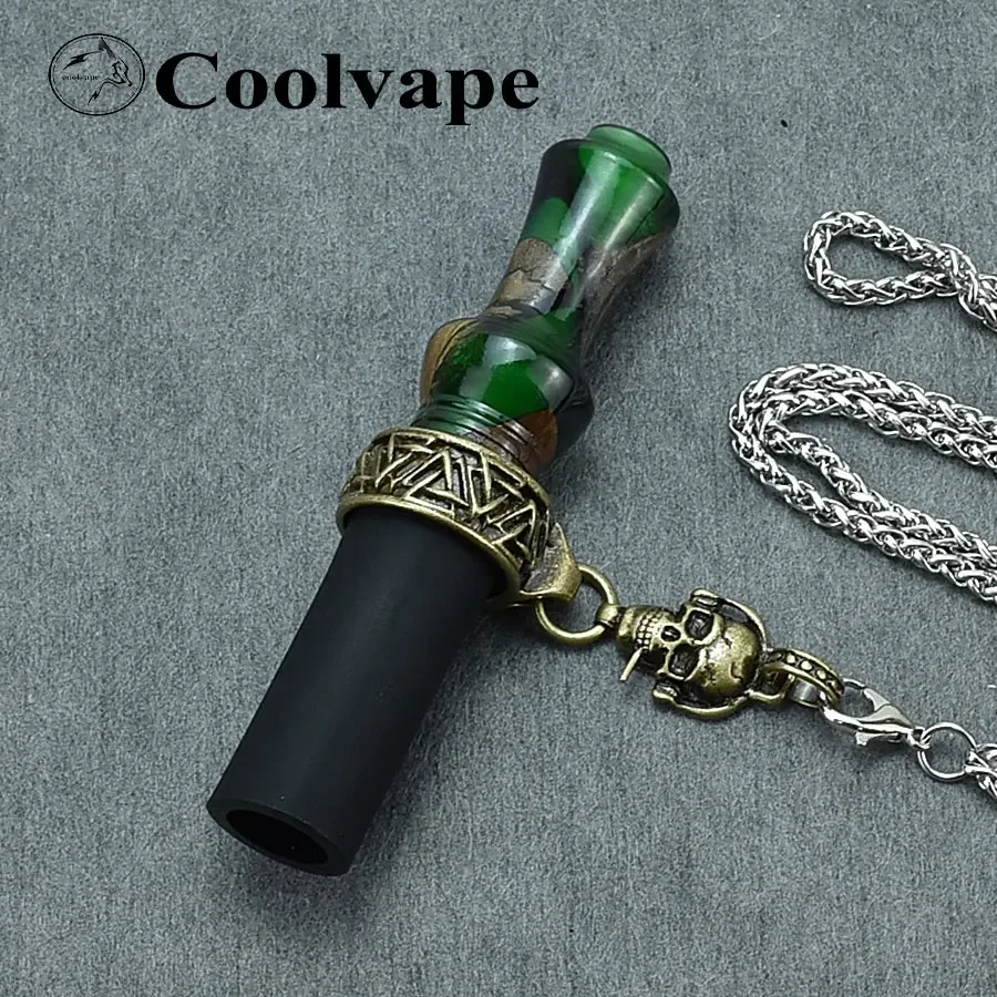 High-end shisha hookah mouthpieces stabilized wood resin material hookah mouthpieces Chicha Narguile Water Pipe Mouthpieces